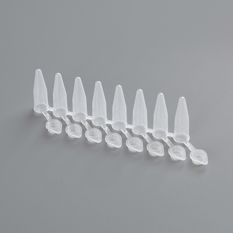 0.2ml PCR Octet Tubes - With Caps